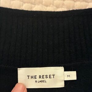 The Reset Black Sweater